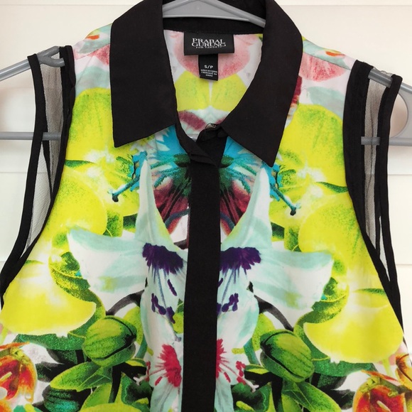 Prabal Gurung for Target collab printed blouse. - Picture 2 of 3
